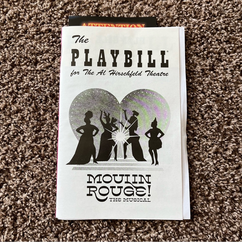 Limited Edition Moulin Rouge Playbill